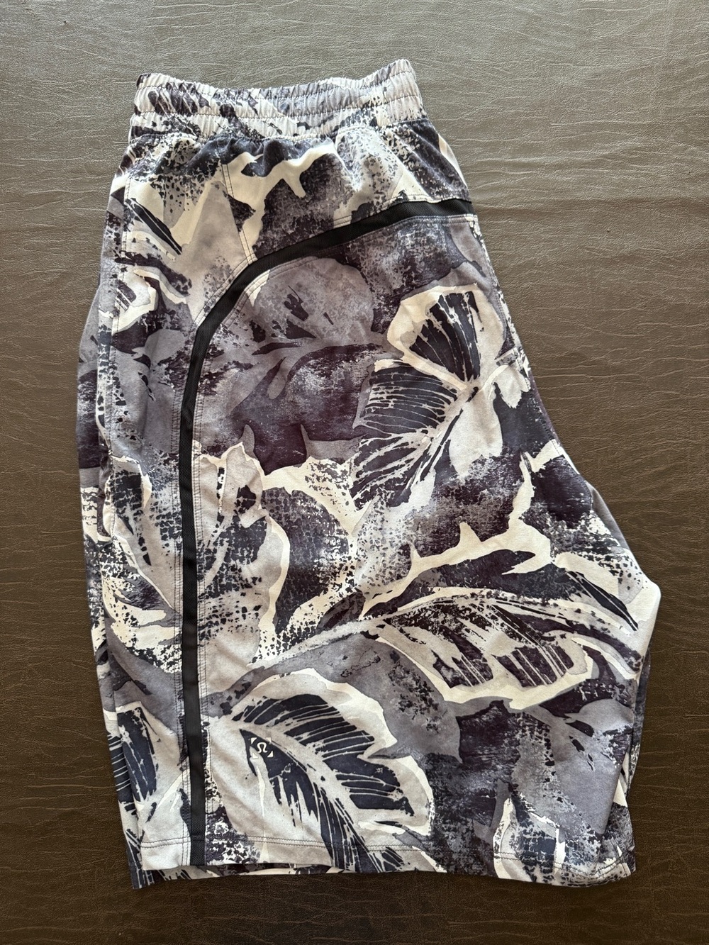 lululemon athletica Black and White Athletic Shorts